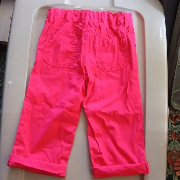 Gymboree 8 Slim pink chino cropped pants - Picture 3 of 3